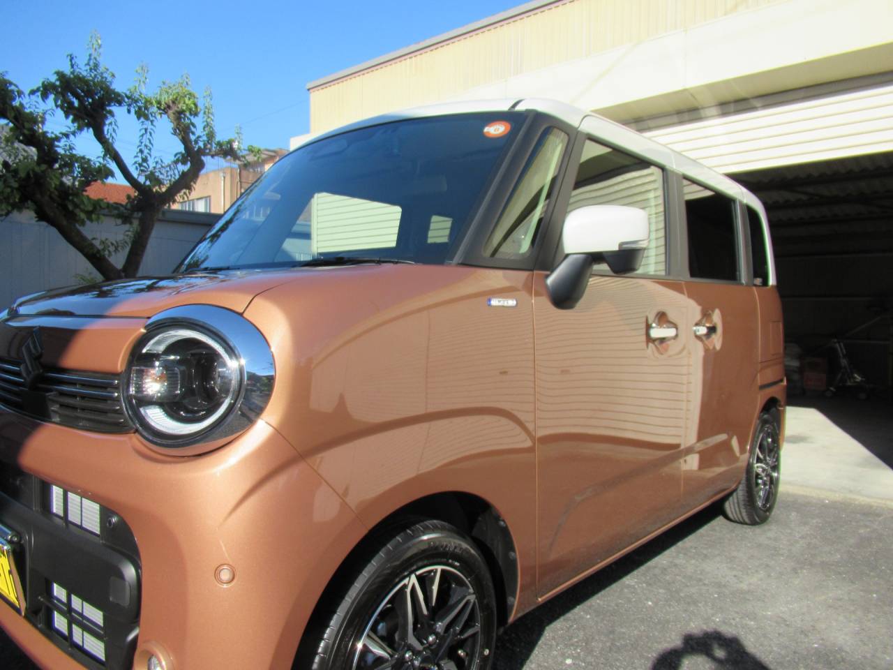 ボディコーティング ワゴンRスマイル新車 9月 当ガレージにて